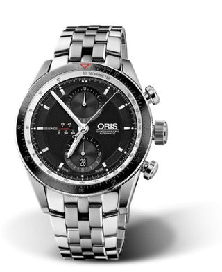 Oris - 01 674 7661 4154-07 8 22 85  Artix GT Chronograph Stainless Steel - Ceramic / Black / Bracelet