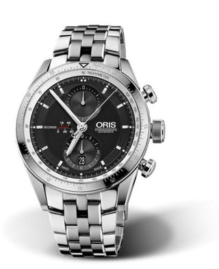 Oris - 01 674 7661 4174-07 8 22 85  Artix GT Chronograph Stainless Steel / Black / Bracelet