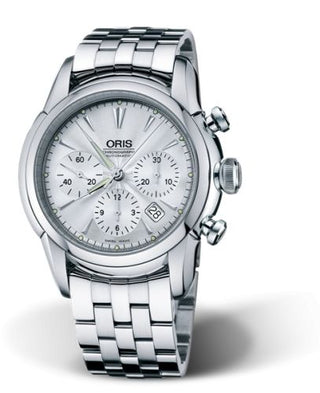 Oris - 01 676 7547 4051-07 8 22 71  Artelier Chronograph 44.5 Stainless Steel / Silver / Bracelet