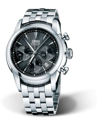 Oris - 01 676 7547 4054-07 8 22 71  Artelier Chronograph 44.5 Stainless Steel / Black / Bracelet