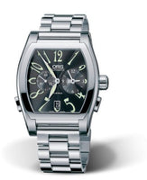 Oris Rectangular Date 24.5 Stainless Steel / Silver - Roman (01 690 7540 4064-07 8 20 68)