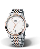 Oris Classic Date Lady 28.5 Stainless Steel - Rose Gold / Silver / Bracelet (01 733 7578 4351-07 8 18 63)