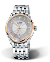 Oris Artelier Date 40 Stainless Steel - Yellow Gold / Silver / Bracelet (01 733 7591 6351-07 8 21 73)