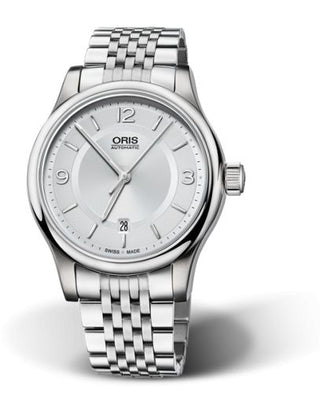 Oris - 01 733 7594 4031-07 8 20 61  Classic Date 42 Stainless Steel / Silver / Bracelet