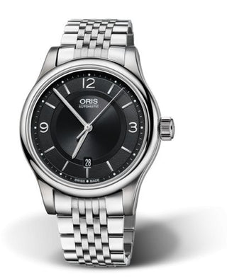 Oris - 01 733 7594 4034-07 8 20 61  Classic Date 42 Stainless Steel / Black / Bracelet