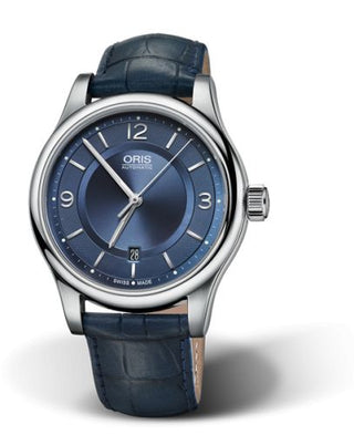 Oris - 01 733 7594 4035-07 5 20 85  Classic Date 42 Stainless Steel / Blue