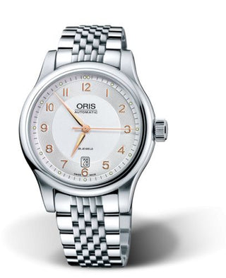 Oris - 01 733 7594 4061-07 8 20 61  Classic Date 42 Stainless Steel / Silver / Bracelet