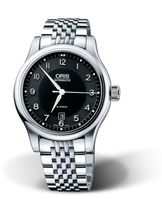 Oris - 01 733 7594 4064-07 8 20 61  Classic Date 42 Stainless Steel / Black / Bracelet