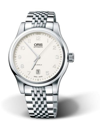 Oris - 01 733 7594 4091-07 8 20 61  Classic Date 42 Stainless Steel / Silver / Bracelet