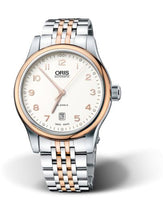 Oris Classic Date 42 Stainless Steel - Rose Gold / Black / Bracelet (01 733 7594 4391-07 8 20 63)