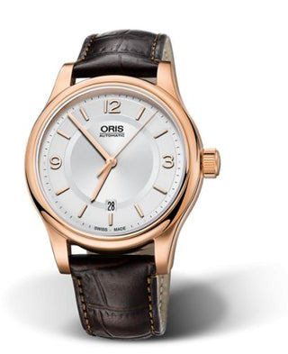 Oris - 01 733 7594 4831-07 6 20 12  Classic Date 42 Rose Gold / Silver