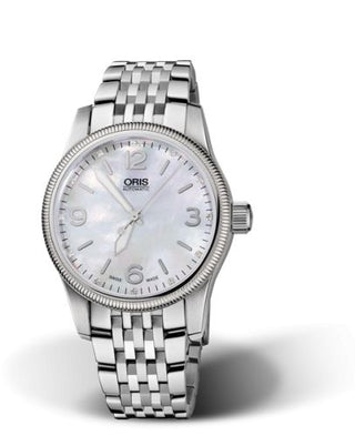 Oris - 01 733 7649 4066-07 8 19 76  Big Crown Diamonds 38 Stainless Steel / MOP / Bracelet