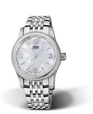 Oris - 01 733 7649 4966-07 8 19 76  Big Crown Diamonds 38 Stainless Steel - Diamond / MOP / Bracelet