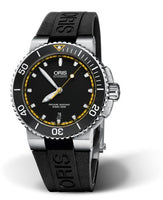 Oris Aquis Date 43 Stainless Steel / Black - Yellow / Rubber (01 733 7653 4127-07 4 26 34EB)