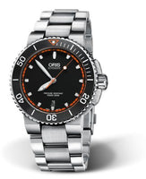 Oris Aquis Date 43 Stainless Steel / Black - Yellow / Bracelet (01 733 7653 4128-07 8 26 01PEB)