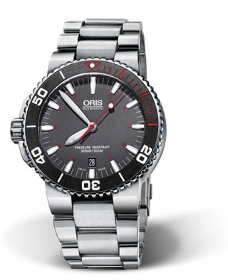 Oris - 01 733 7653 4183-Set MB  Aquis Red Limited Edition / Bracelet