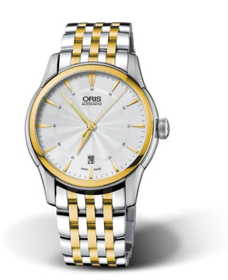 Oris - 01 733 7670 4351-07 8 21 78  Artelier Date 40 Stainless Steel - Yellow Gold / Silver / Bracelet