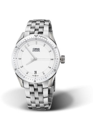 Oris - 01 733 7671 4156-07 8 18 85  Artix GT Date Stainless Steel - Ceramic / White / Bracelet