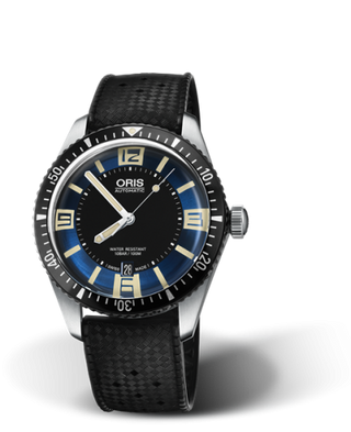 Oris - 01 733 7707 4035-07 4 20 18  Divers Sixty-Five 40 Stainless Steel / Blue / Rubber