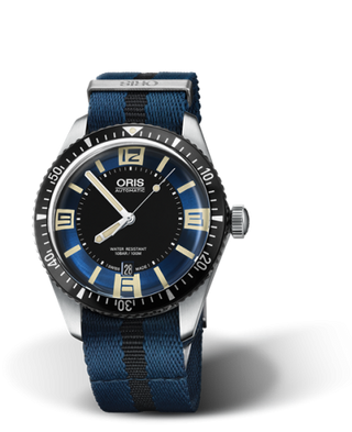 Oris - 01 733 7707 4035-07 5 20 29FC  Divers Sixty-Five 40 Stainless Steel / Blue / NATO