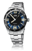 Oris - 01 733 7707 4035-07 8 20 18  Divers Sixty-Five 40 Stainless Steel / Blue / Bracelet