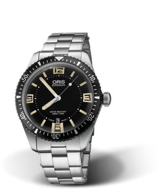 Oris - 01 733 7707 4064-07 8 20 18  Divers Sixty-Five 40 Stainless Steel / Black / Bracelet