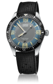 Oris - 01 733 7707 4065-07 4 20 18  Divers Sixty-Five 40 Stainless Steel / Deauville Blue / Rubber