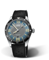 Oris Divers Sixty-Five 40 Stainless Steel / Deauville Blue / Textile (01 733 7707 4065-07 4 20 18)