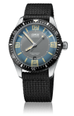 Oris - 01 733 7707 4065-07 5 20 24  Divers Sixty-Five 40 Stainless Steel / Deauville Blue / Textile