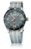 Oris - 01 733 7707 4065-07 5 20 28FC  Divers Sixty-Five 40 Stainless Steel / Deauville Blue / NATO