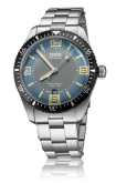 Oris - 01 733 7707 4065-07 8 20 18  Divers Sixty-Five 40 Stainless Steel / Deauville Blue / Bracelet