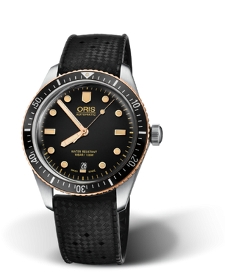 Oris - 01 733 7707 4354-07 4 20 18  Divers Sixty-Five 40 Stainless Steel / Bronze / Black / Rubber