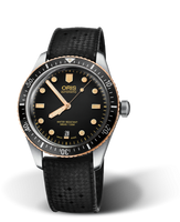 Oris Divers Sixty-Five 40 Stainless Steel / Bronze / Black / Calf (01 733 7707 4354-07 4 20 18)