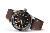 Oris - 01 733 7707 4354-07 5 20 55  Divers Sixty-Five 40 Stainless Steel / Bronze / Black / Calf