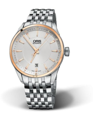 Oris - 01 733 7713 6331-07 8 19 80  Artix Date 39 Stainless Steel - Rose Gold / Silver / Bracelet