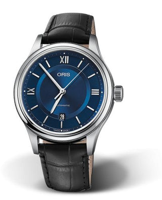 Oris - 01 733 7719 4075-07 5 20 35  Classic Date 42 Stainless Steel / Blue