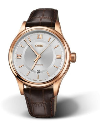 Oris - 01 733 7719 4871-07 6 20 32  Classic Date 42 Rose Gold / Silver