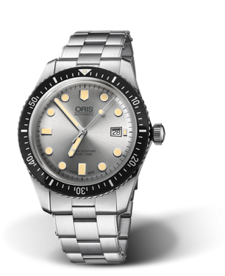 Oris - 01 733 7720 4051-07 8 21 18  Divers Sixty-Five 42 Stainless Steel / Silver / Bracelet