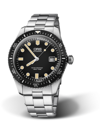 Oris - 01 733 7720 4054-07 8 21 18  Divers Sixty-Five 42 Stainless Steel / Black / Bracelet