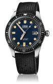 Oris - 01 733 7720 4055-07 4 21 18  Divers Sixty-Five 42 Stainless Steel / Blue / Rubber