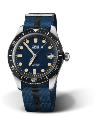 Oris - 01 733 7720 4055-07 5 21 28FC  Divers Sixty-Five 42 Stainless Steel / Blue / NATO