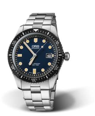 Oris - 01 733 7720 4055-07 8 21 18  Divers Sixty-Five 42 Stainless Steel / Blue / Bracelet