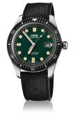 Oris - 01 733 7720 4057-07 4 21 18  Divers Sixty-Five 42 Stainless Steel / Green / Rubber