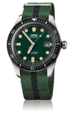 Oris - 	01 733 7720 4057-07 5 21 25FC  Divers Sixty-Five 42 Stainless Steel / Green / NATO