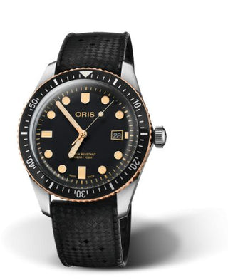 Oris - 01 733 7720 4354-07 4 21 18  Divers Sixty-Five 42 Stainless Steel / Bronze / Black / Rubber