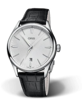 Oris - 01 733 7721 4011-07 5 21 64FC  Artelier Date 40 Generalstabsabgänger Edition / Silver