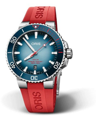 Oris - 01 733 7730 4105-Set  Aquis Date 43.5 Oceano Pulito con Umberto Pelizzari