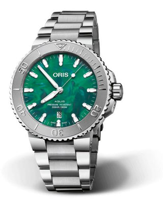 Oris - 01 733 7730 4137-07 8 24 05PEB  Aquis Date 43.5 Bracenet