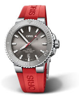 Oris Aquis Date 43.5 Relief Stainless Steel / Grey / Rubber (01 733 7730 4153-07 4 24 66EB)