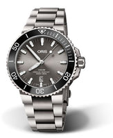 Oris Aquis Date 43.5 Titanium / Grey / Rubber (01 733 7730 7153-07 8 24 15PEB)